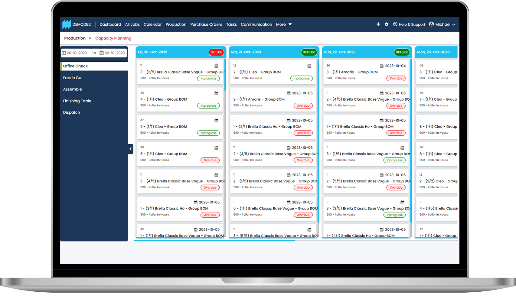 ERP for manufacturers - streamline production and inventory management.